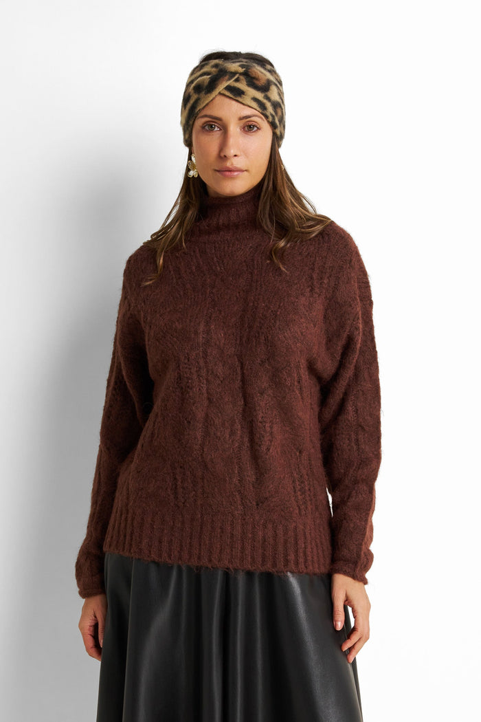 Animal-Print Printed Pullover