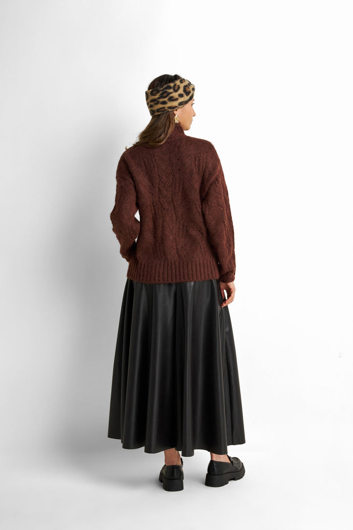 Animal-Print Printed Pullover