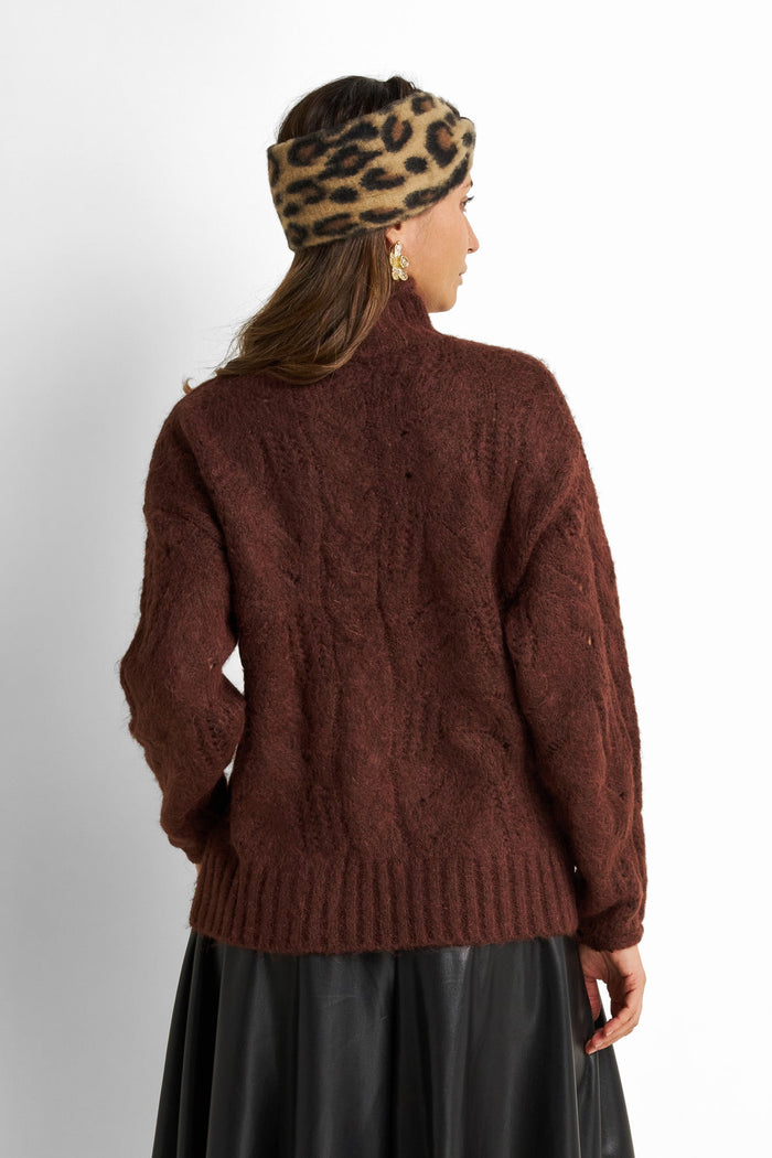 Animal-Print Printed Pullover