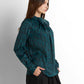 Satin Blouse - Teal Green