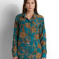 Printed Blouse - Aqua Printed