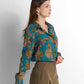 Printed Blouse - Aqua Printed