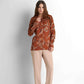 Printed Blouse - Brown Print