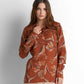 Printed Blouse - Brown Print