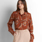 Printed Blouse - Brown Print