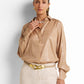 Long Sleeves Shimmery Blouse