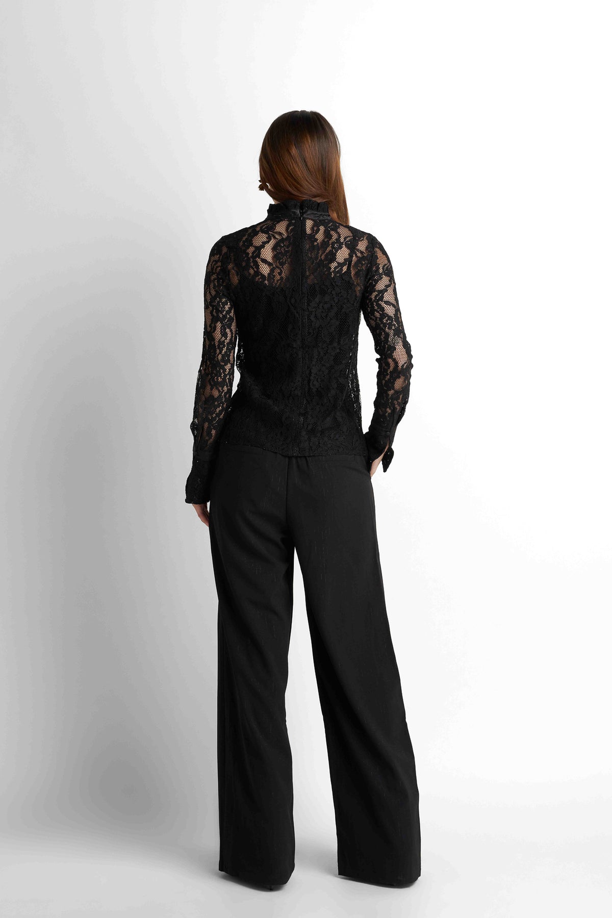 Lace Blouse - Black