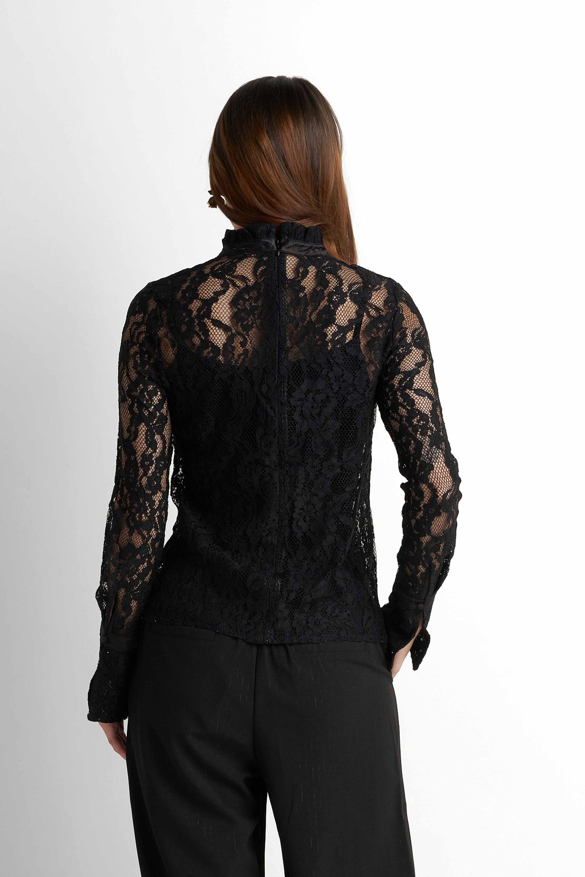 Lace Blouse - Black