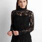 Lace Blouse - Black