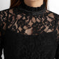Lace Blouse - Black