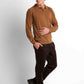 Knit Polo Pullover - Camel