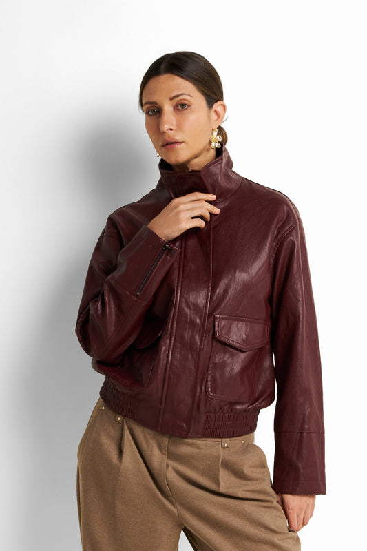 Cropped Collared Jacket