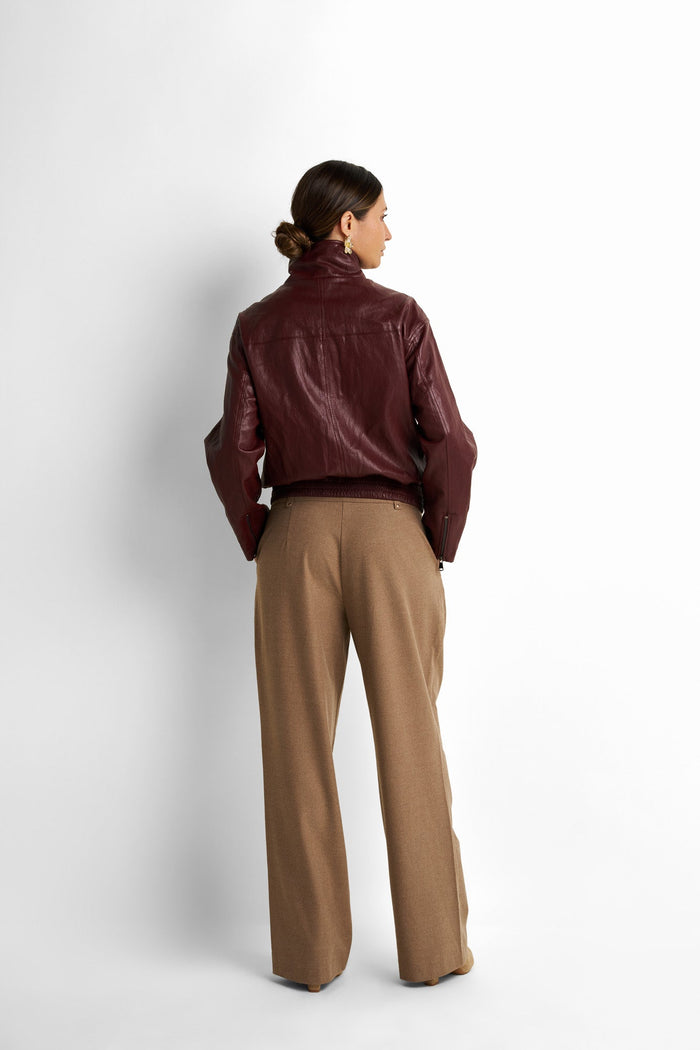 Cropped Collared Jacket