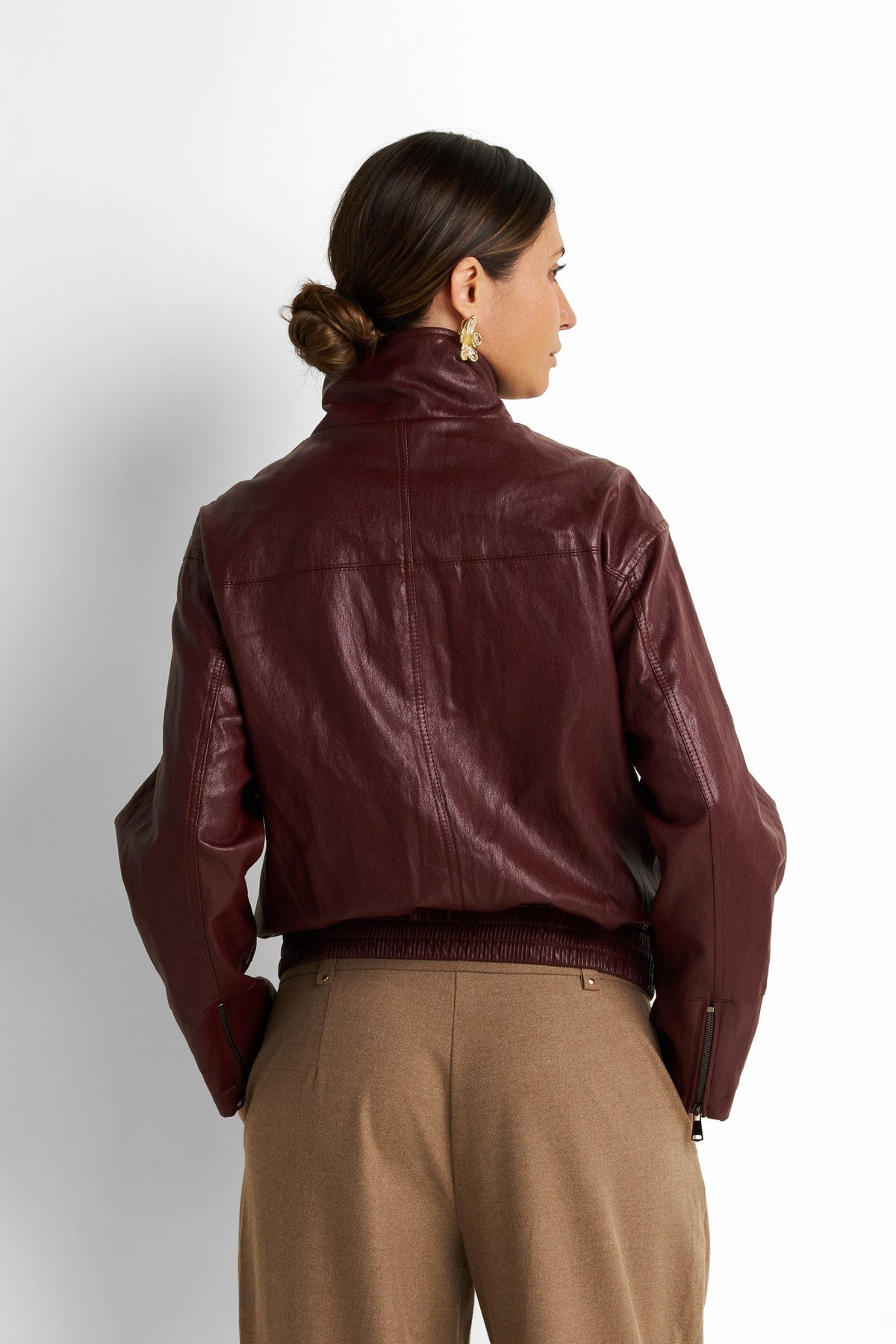 Cropped Collared Jacket