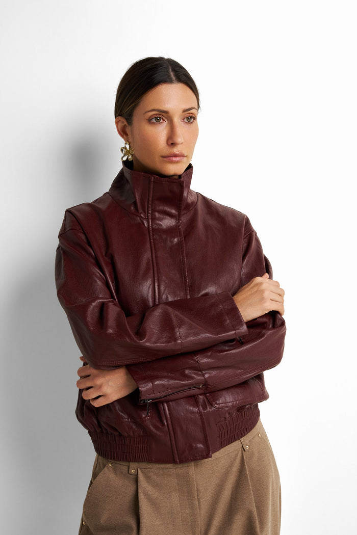Cropped Collared Jacket