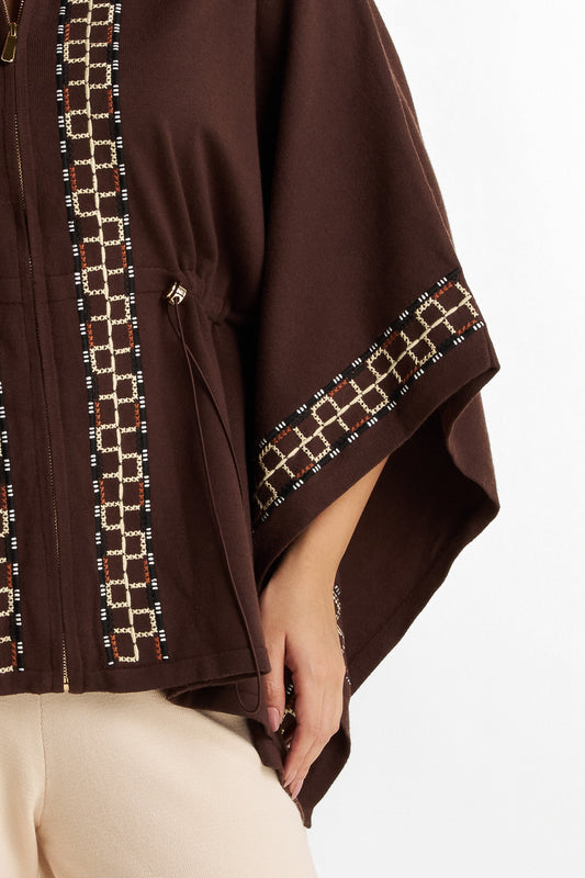 Zip-Front Poncho