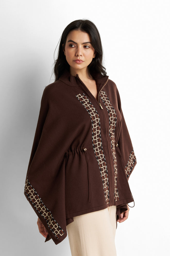 Zip-Front Poncho