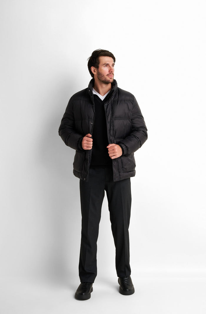 Hooded Collared Jacket