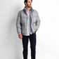 Short water-repellent puffer jacket