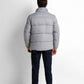 Short water-repellent puffer jacket
