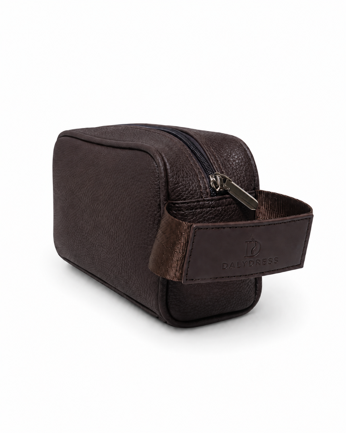 Men’s Brown Leather Toiletry Bag