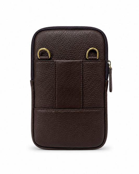 Brown Leather Crossbody Bag