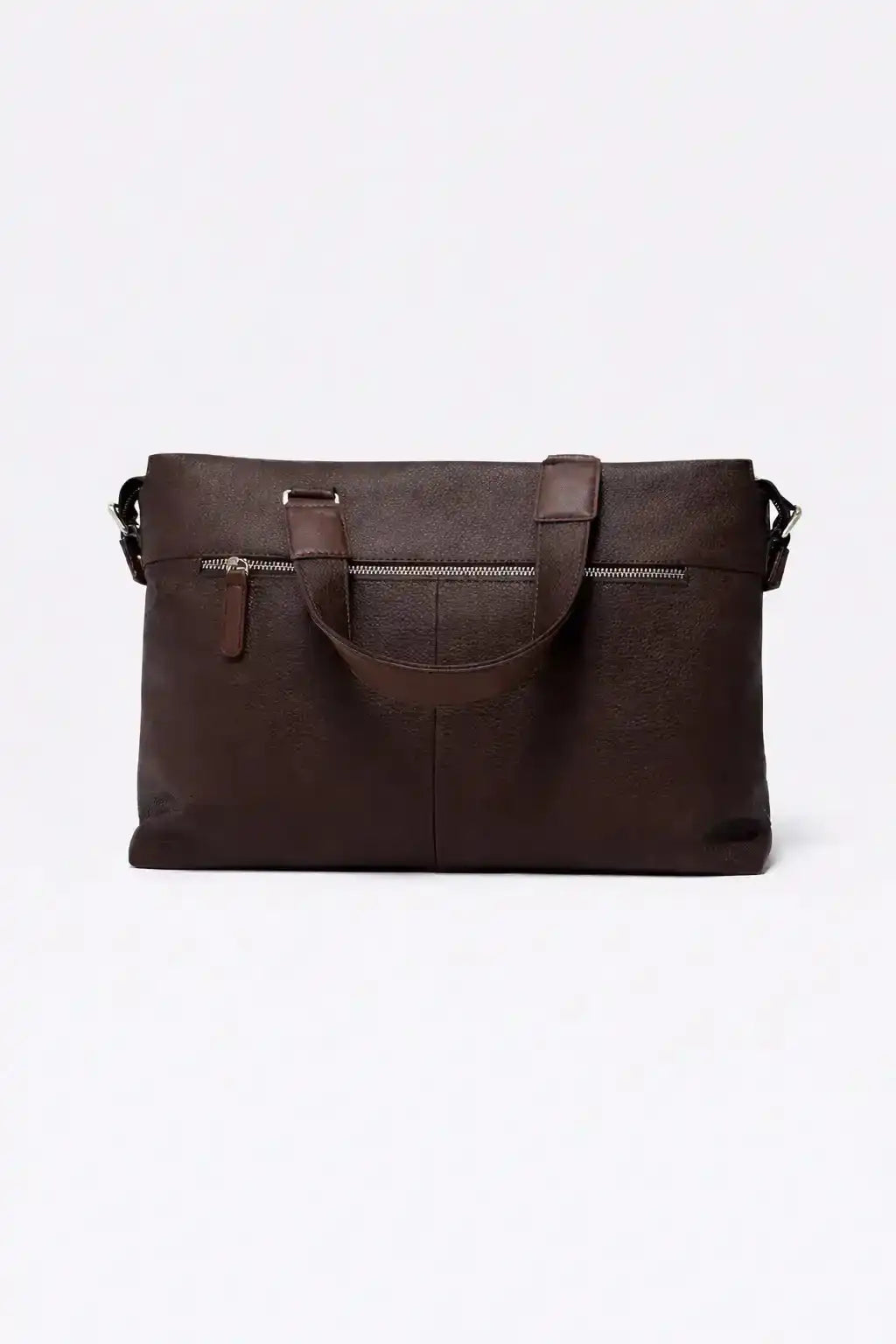 Classic Leather Carryall Bag