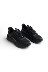 Chunky Knit Lace-Up Sneakers