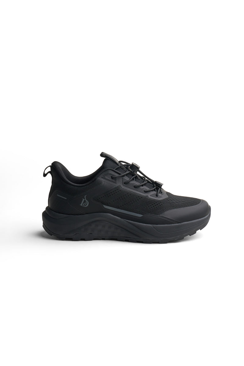 Chunky Knit Lace-Up Sneakers