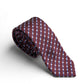 Burgundy Diamond Pattern Tie