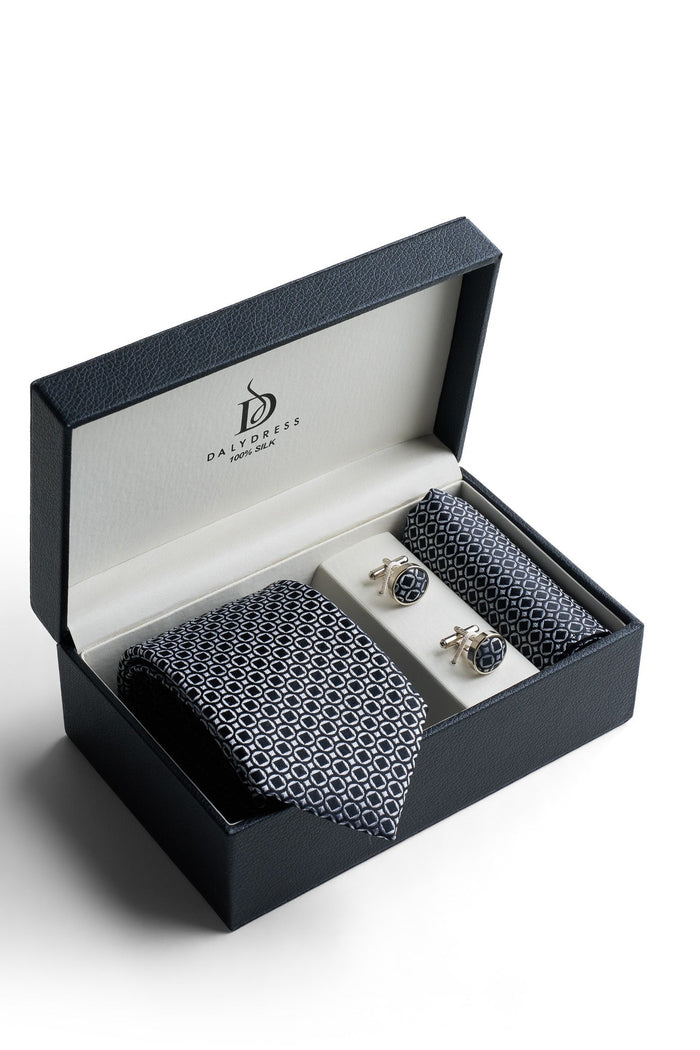 Textured Silk Tie Set