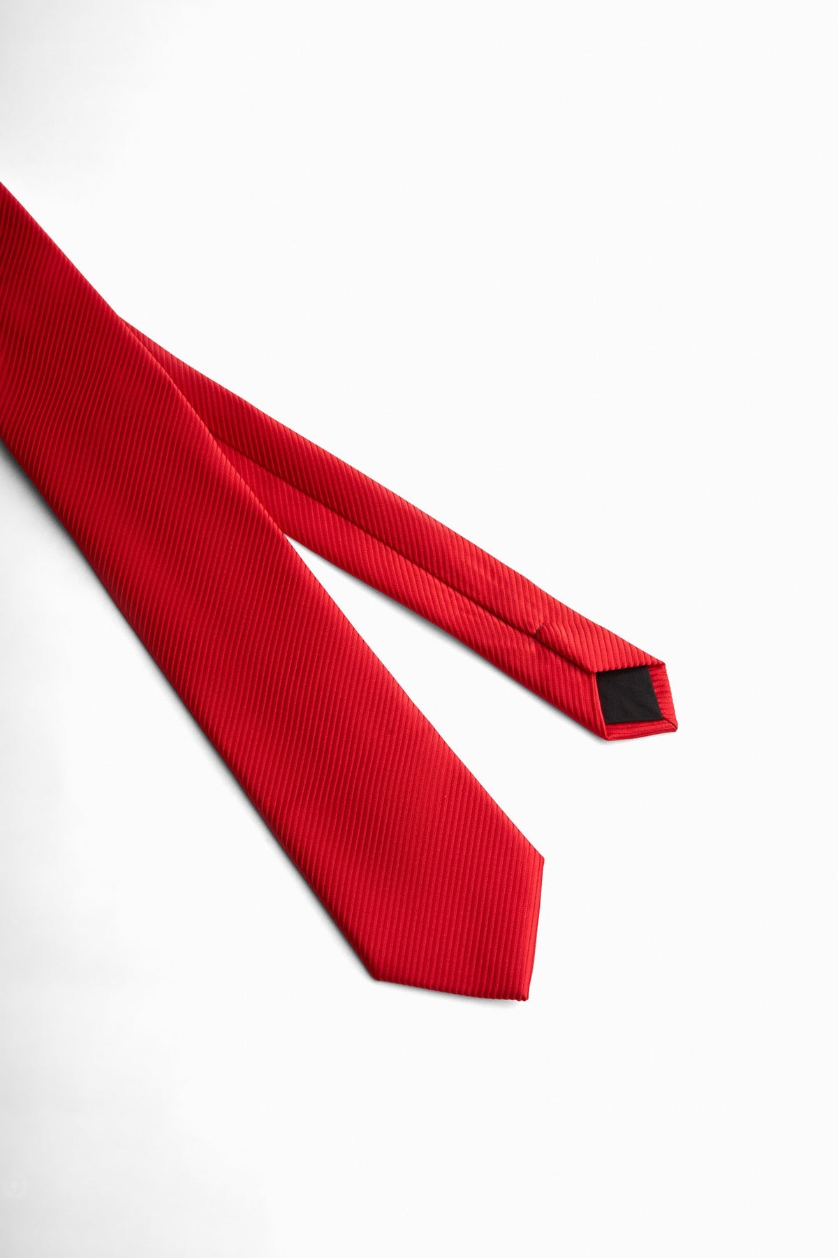 Red Diagonal Stripe Tie