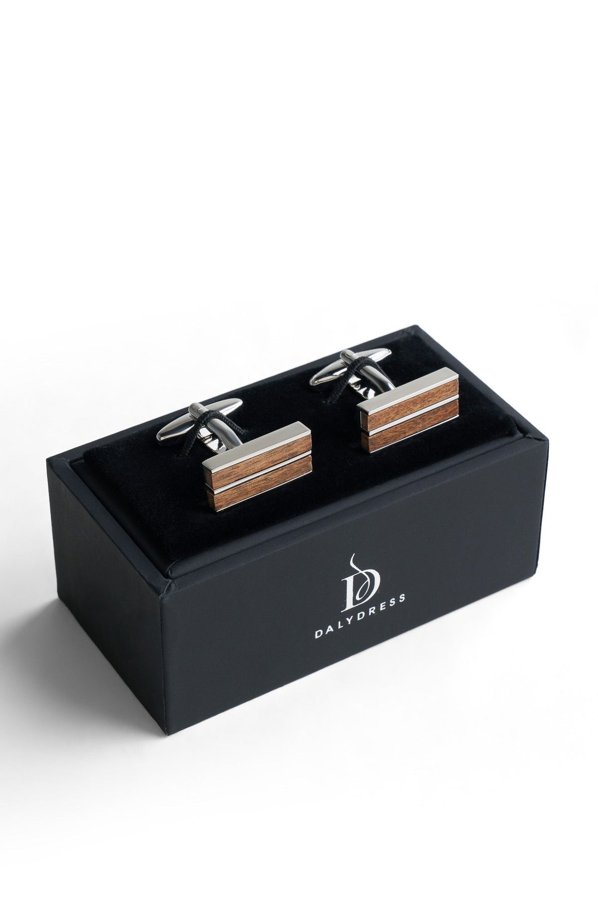Striped Rectangular Cufflinks