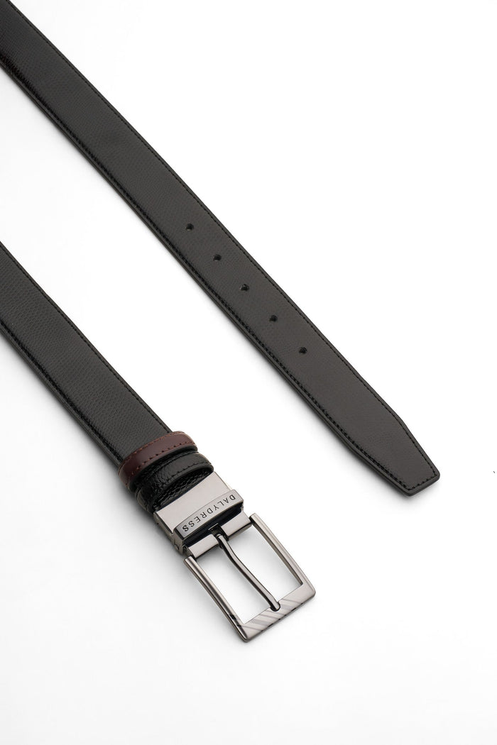 Textured Split Leather Belt