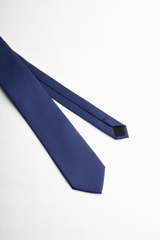 Navy Textured Tie