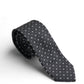 Black Circle Pattern Tie