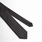 Black Circle Pattern Tie