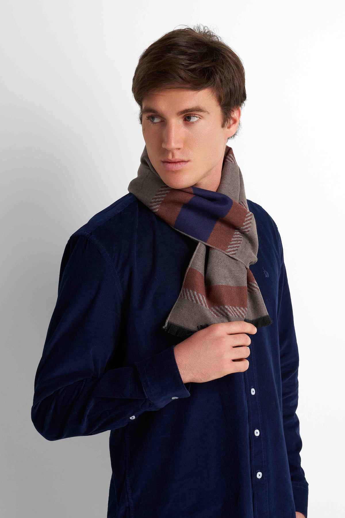 Wool-Blend Scarf - Multicolor