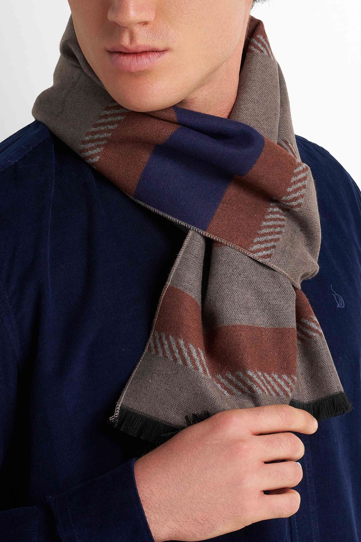 Wool-Blend Scarf - Multicolor