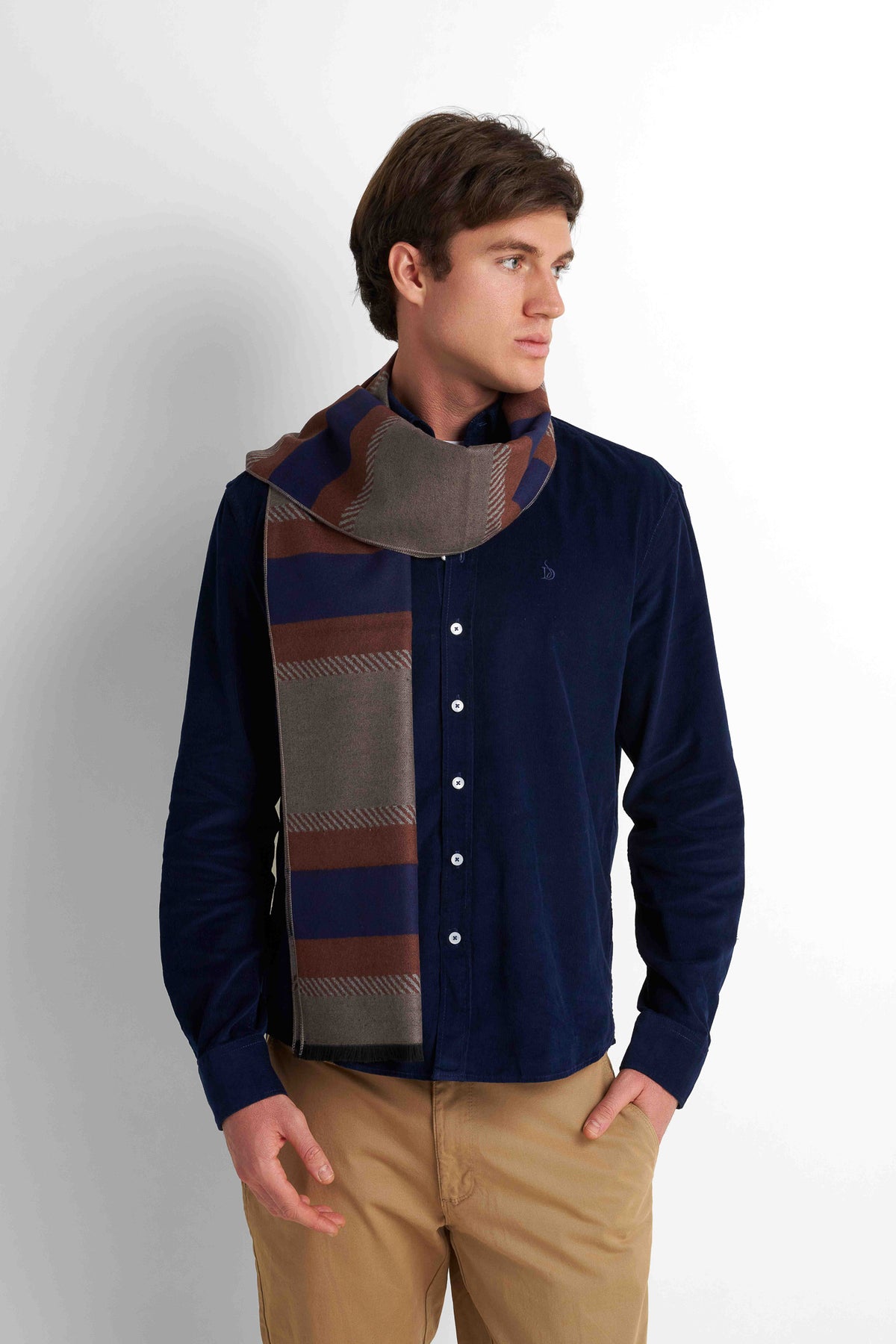 Wool-Blend Scarf - Multicolor