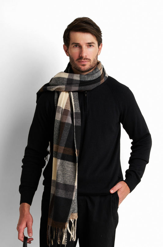 Lightweight Viscose Blend Scarf