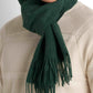 Wool-Blend Scarf - Green