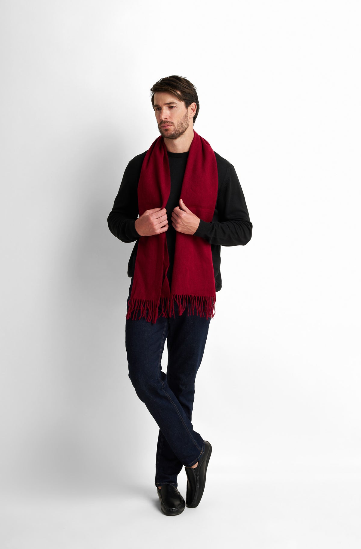 Burgundy Scarf