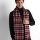 Wool-Blend Scarf - Burgundy
