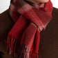 Wool-Blend Scarf - Red