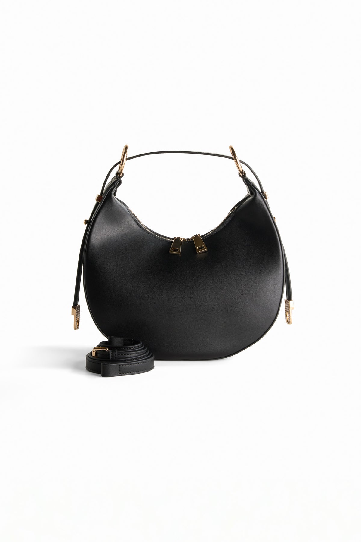 Wren Slouchy Hobo Bag - Black