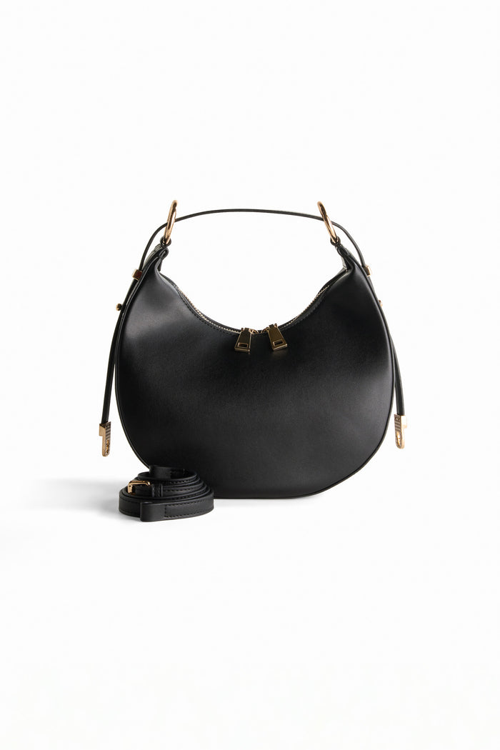 Wren Slouchy Hobo Bag - Black