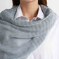 Soft Knit Scarf - Blue