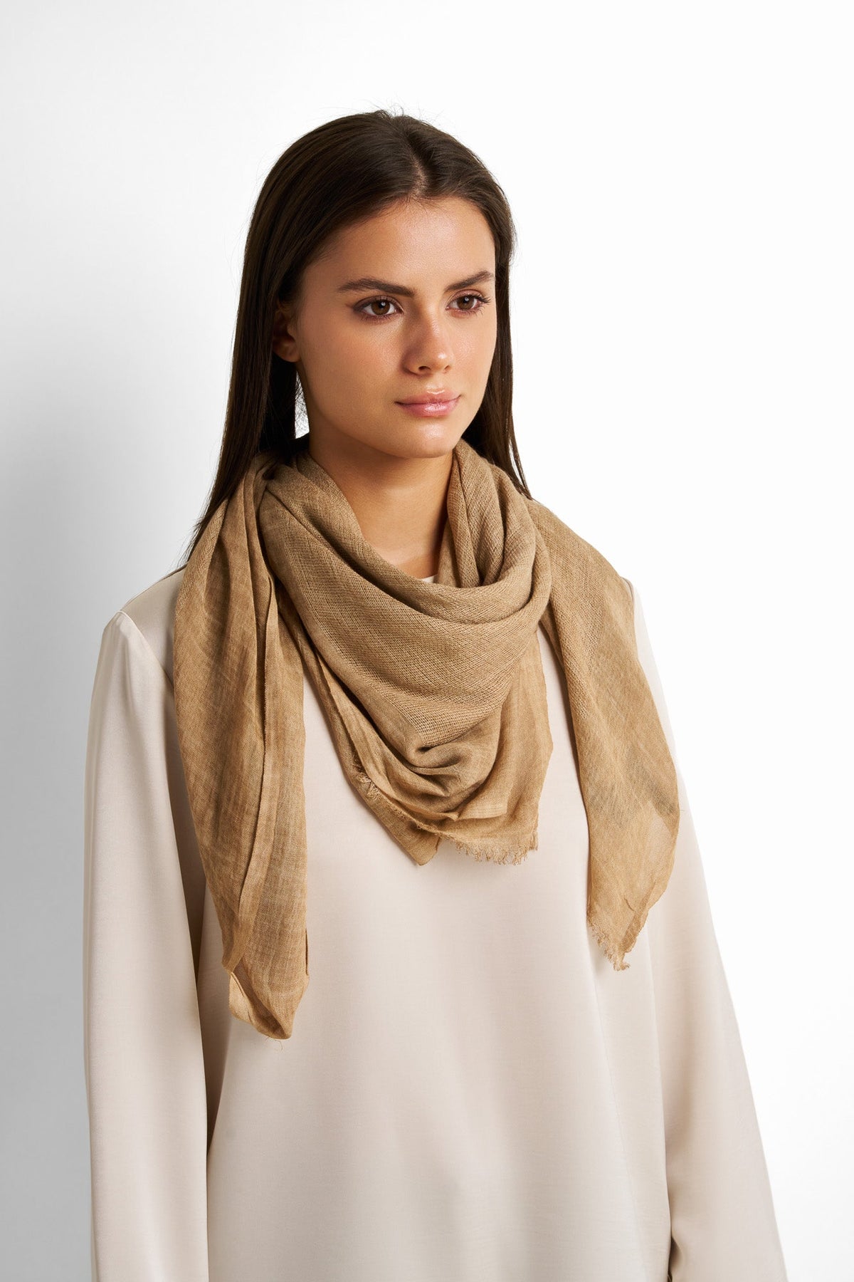 Fringed Lightweight Scarf