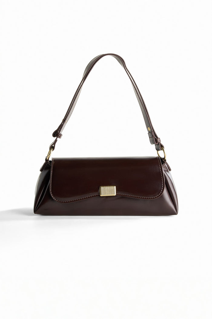 Vintage Buckle Shoulder Bag